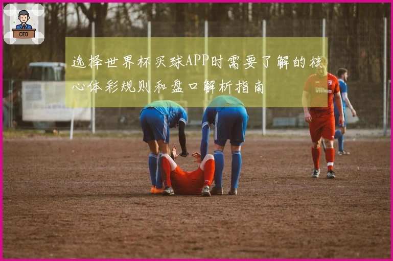 选择世界杯买球APP时需要了解的核心体彩规则和盘口解析指南